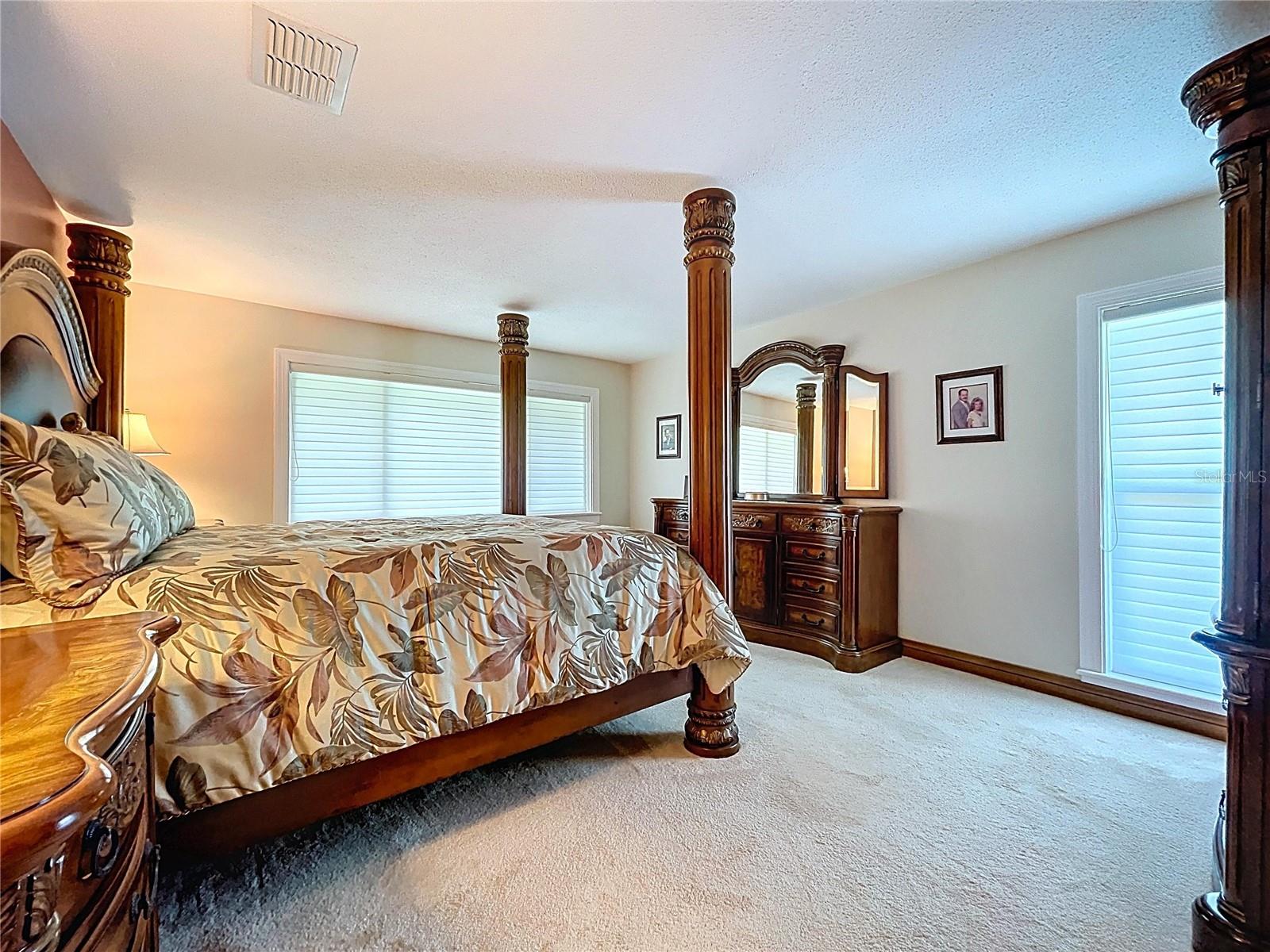 The Primary suite is massive at 22' by 13.5' and offers a walk-in closet and en-suite bathroom.