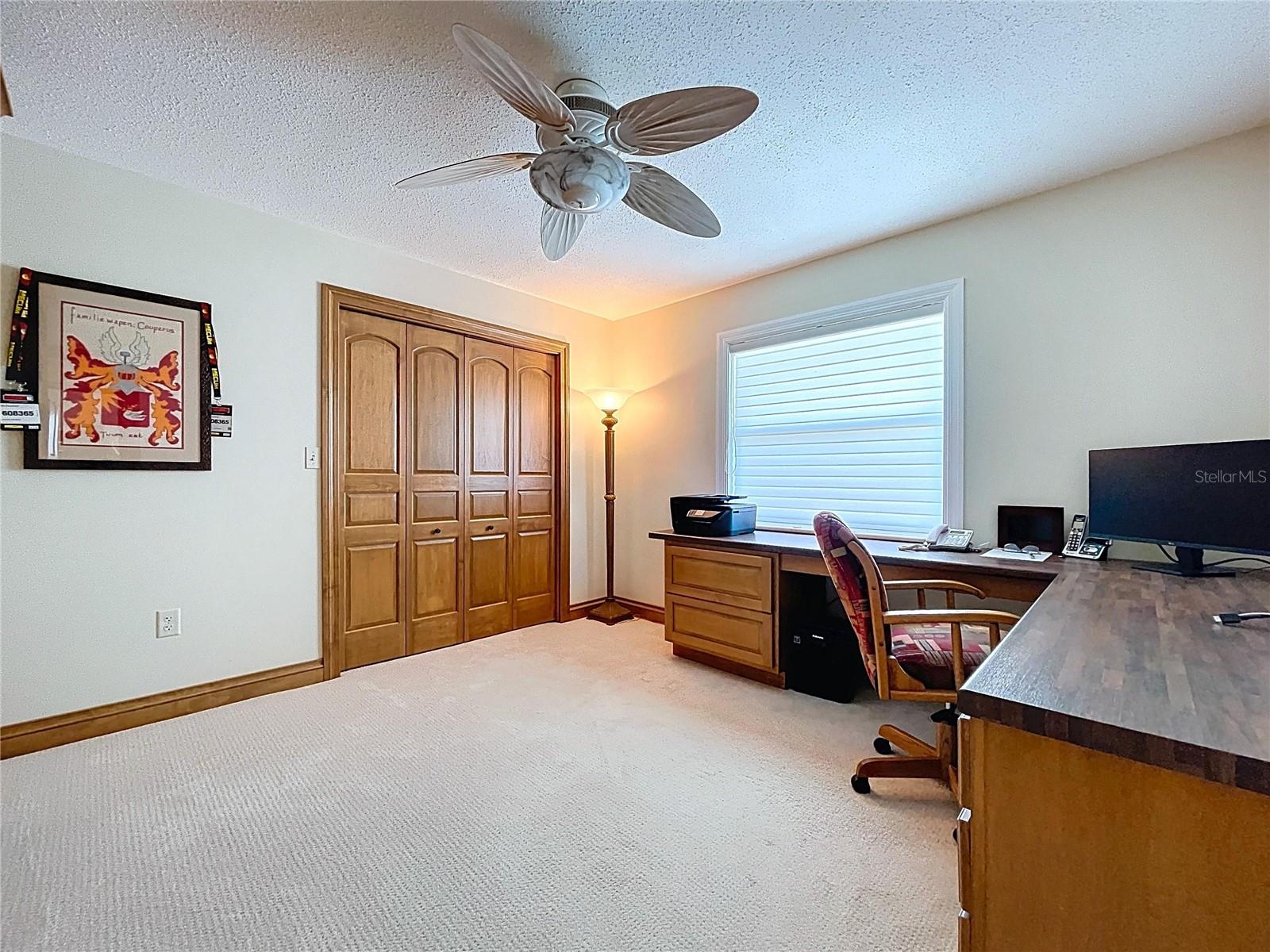 Bedroom 3. The guest bedrooms offer plenty or room for kiddos or company and the split floorplan offers privacy for both.