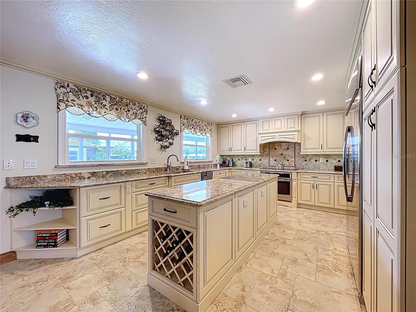 From top to bottom, this high-end kitchen will blow you away.