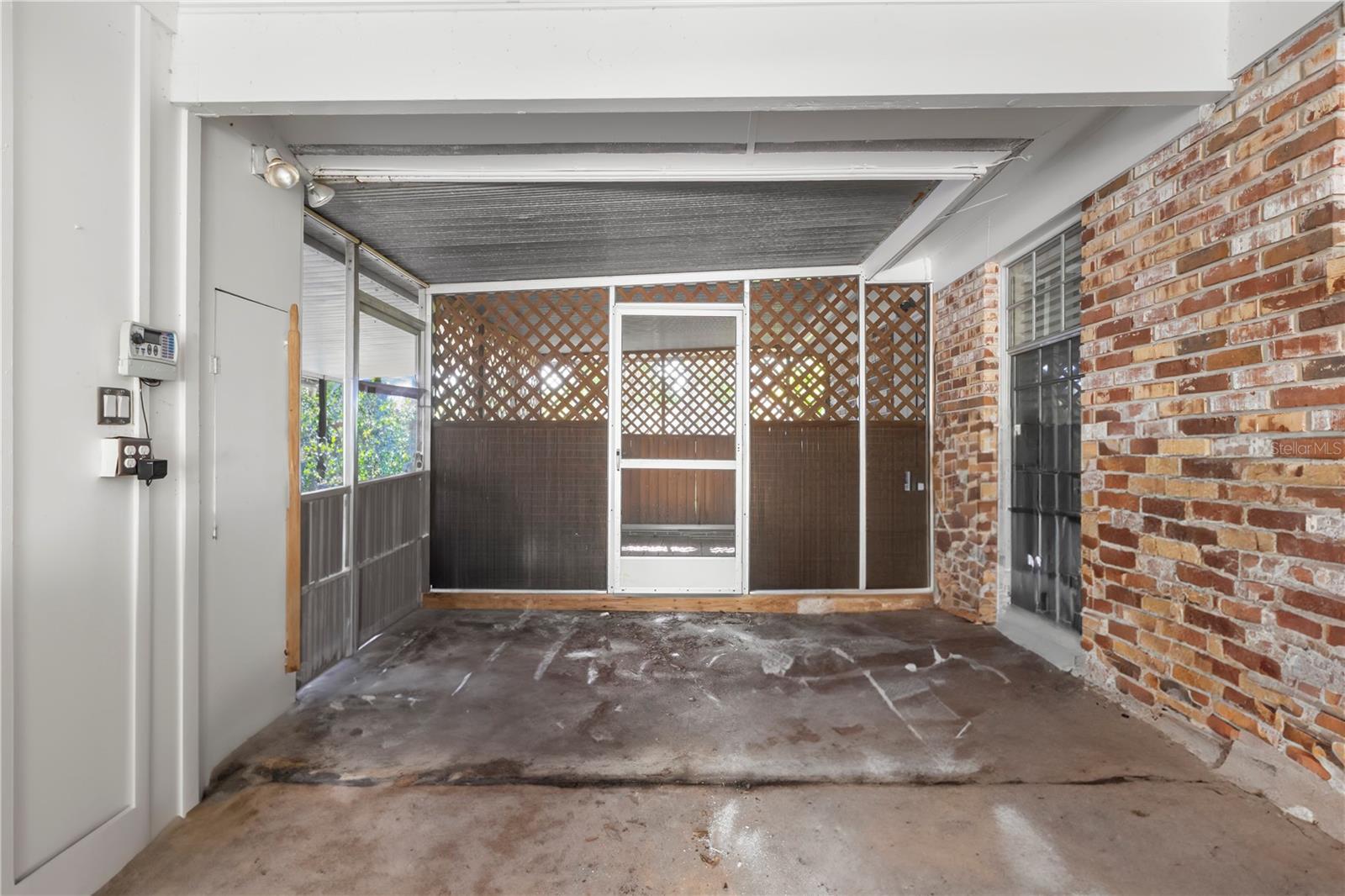 Carport/Porch Access