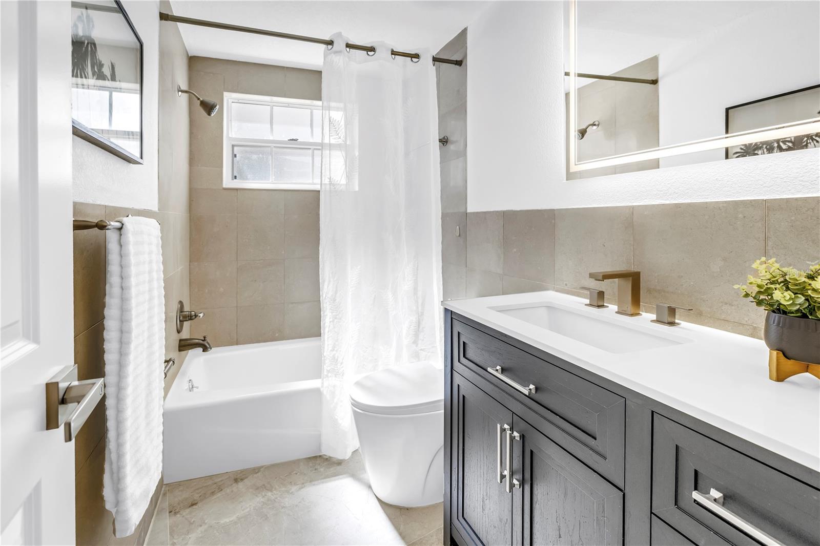 Guest bathroom.