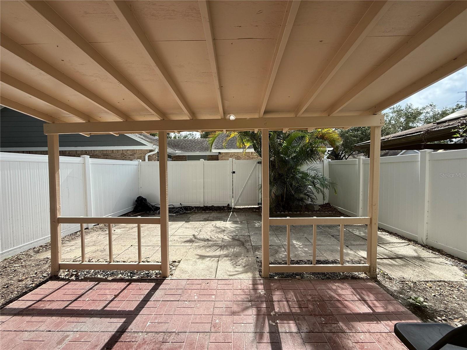 Back Patio from Living Room
