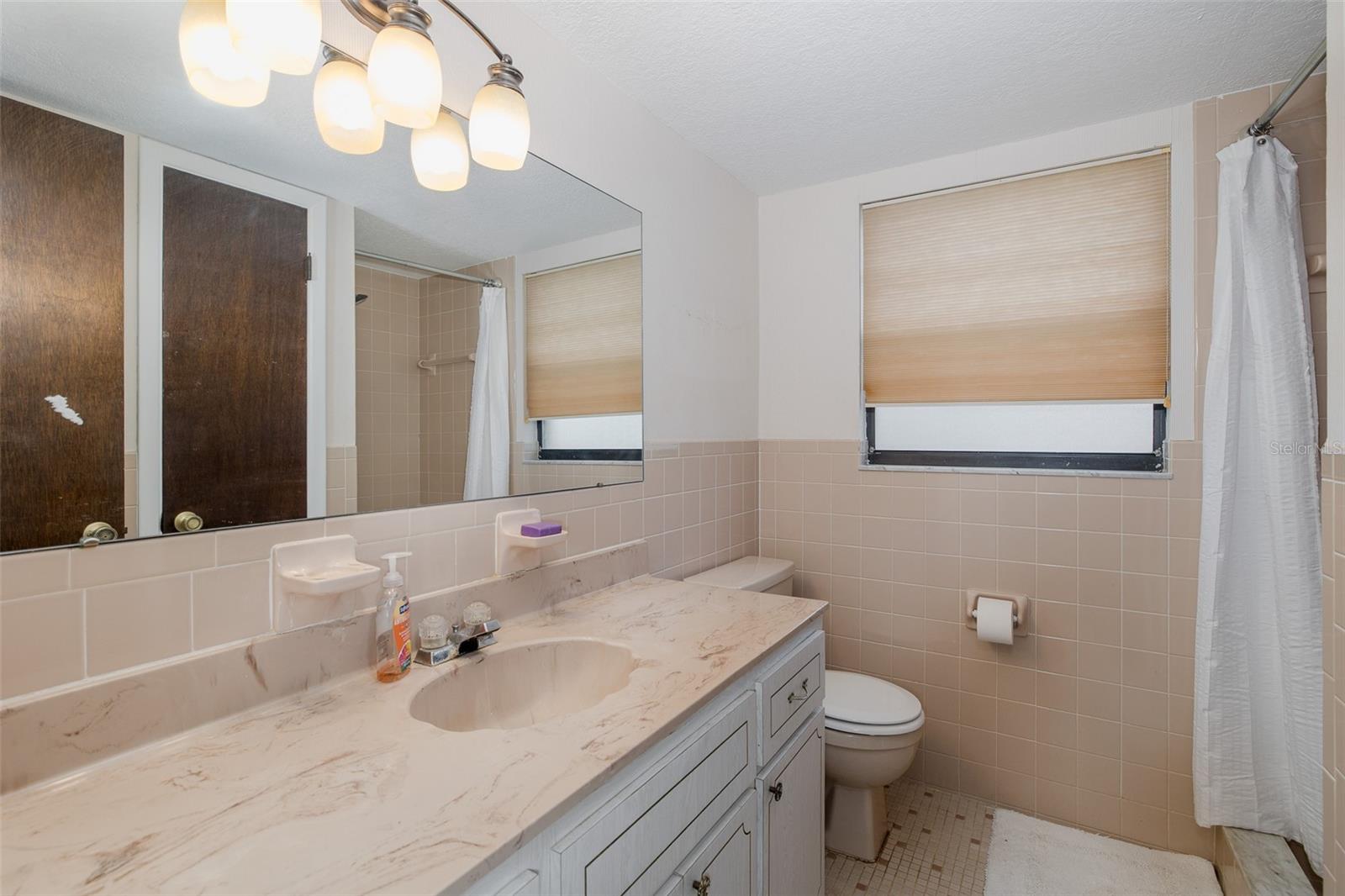 Hall Bath with Stall Shower