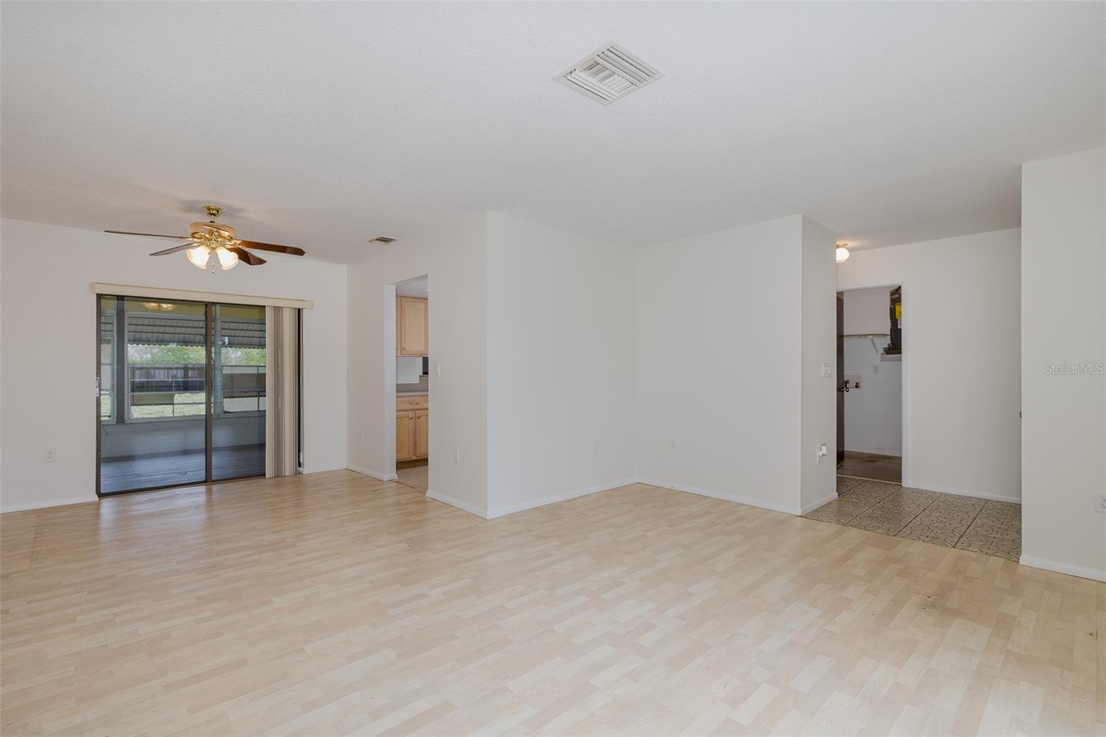 Living and dining view