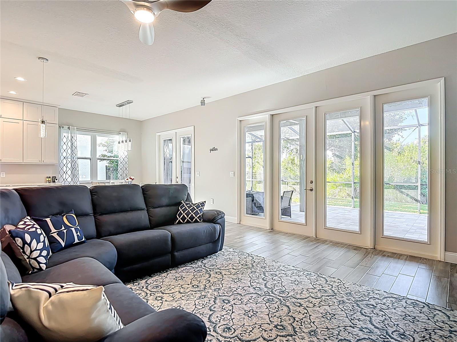 French doors off Family Room
