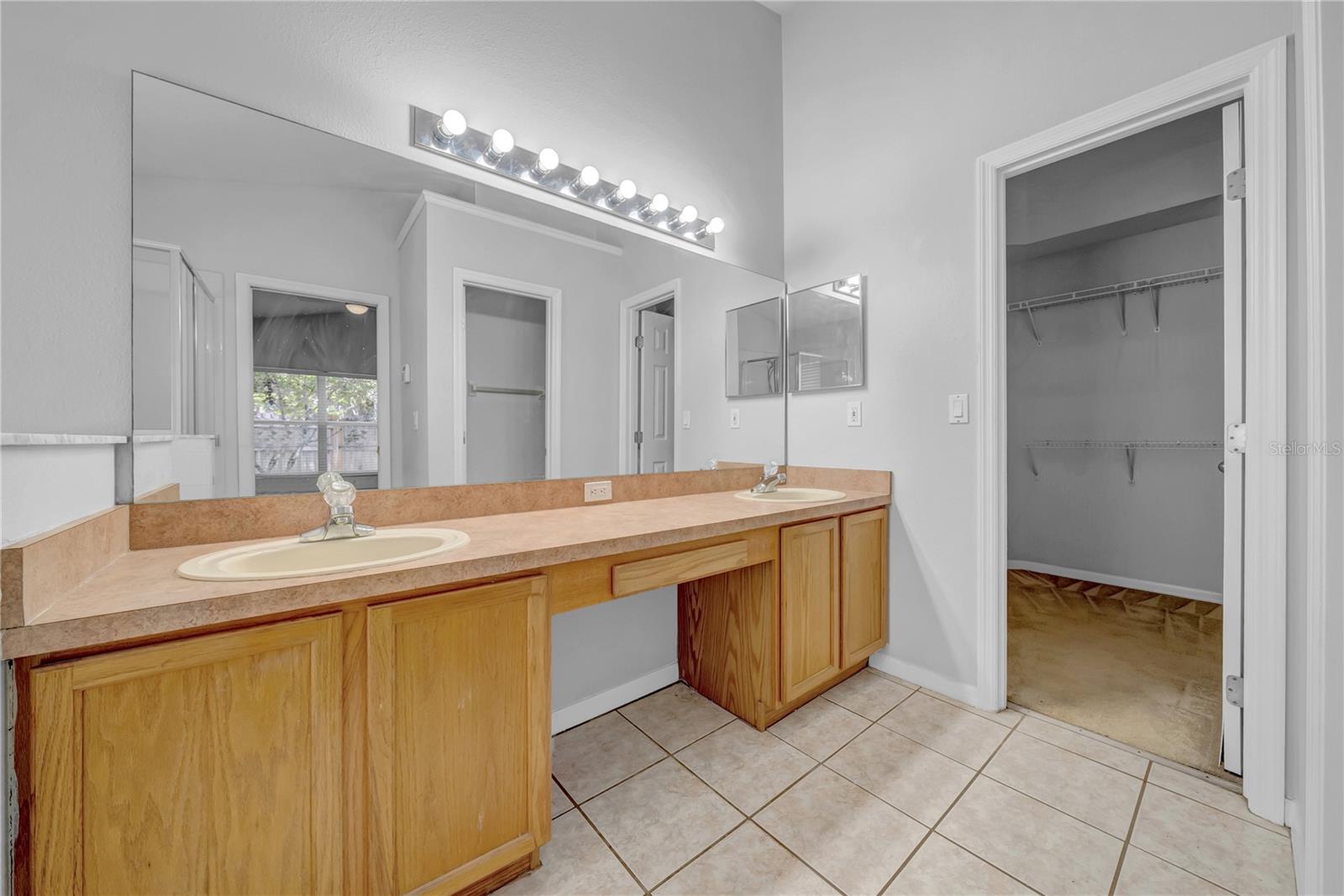 Master Bathroom with double sink