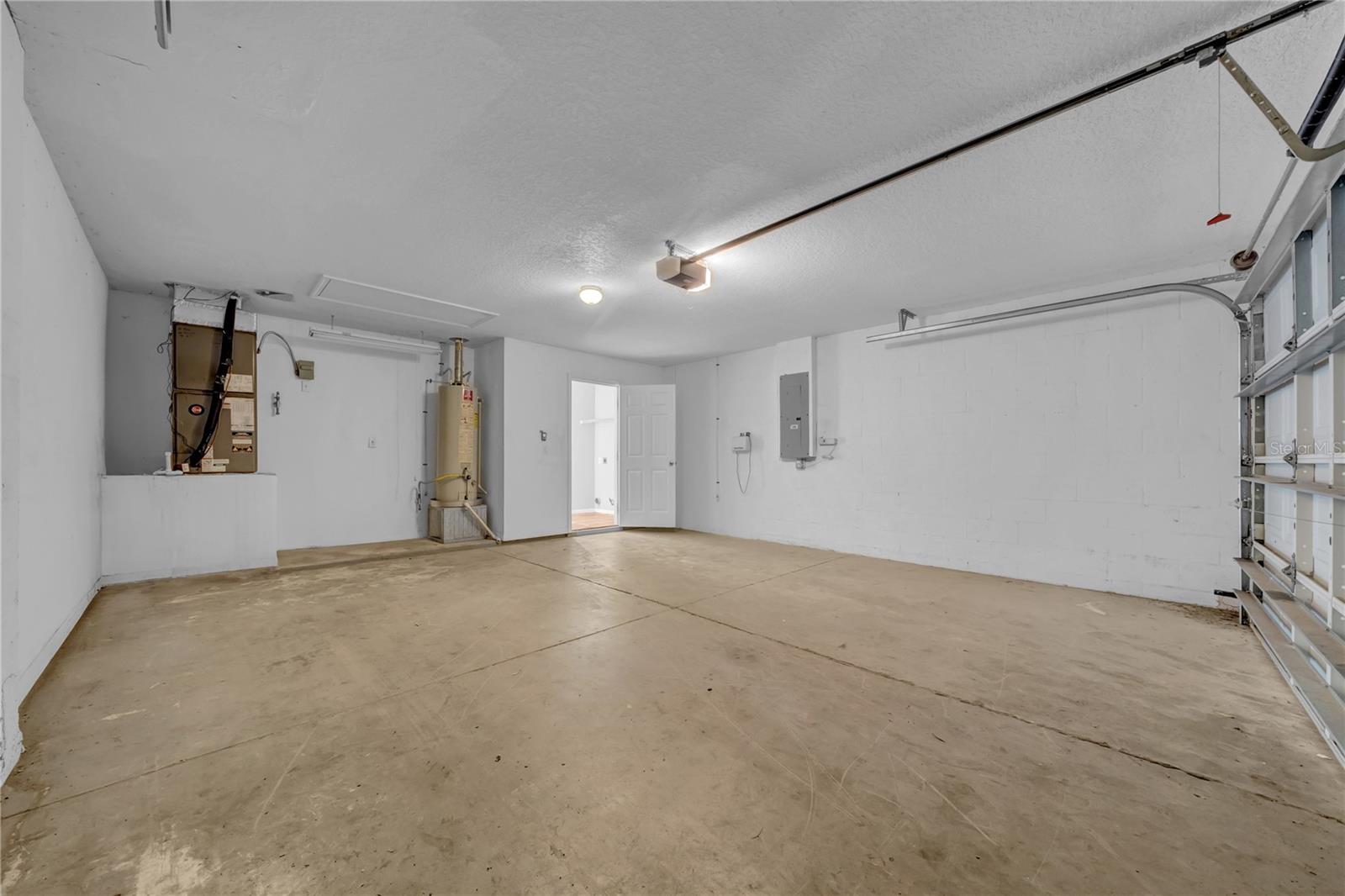 Two Car Garage.