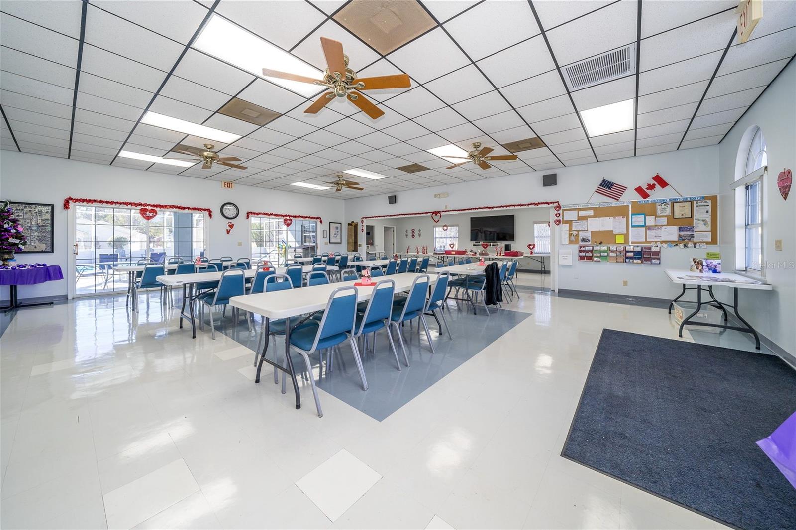 Clubhouse interior