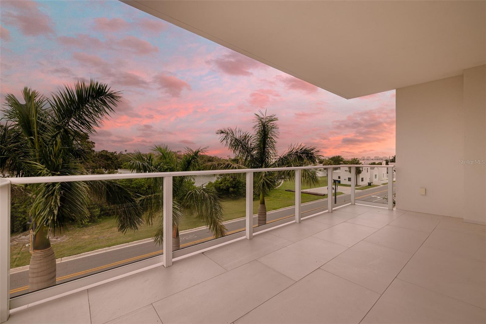 Enjoy amazing sunsets from your private balcony