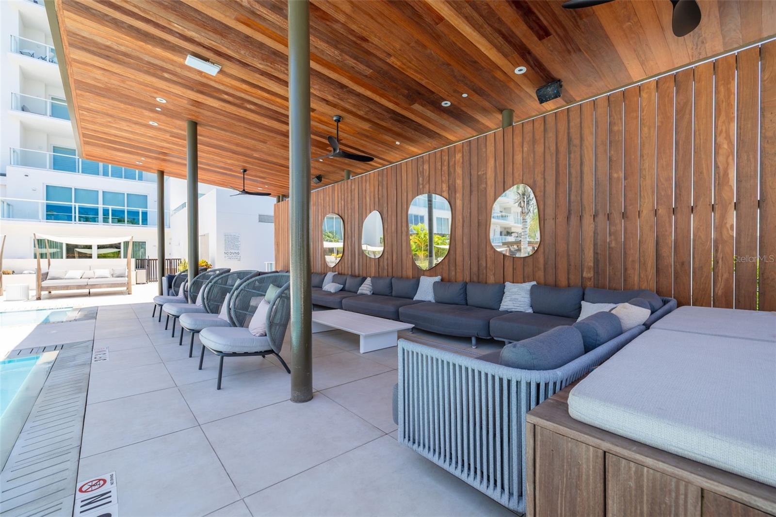 Outdoor community amenities
