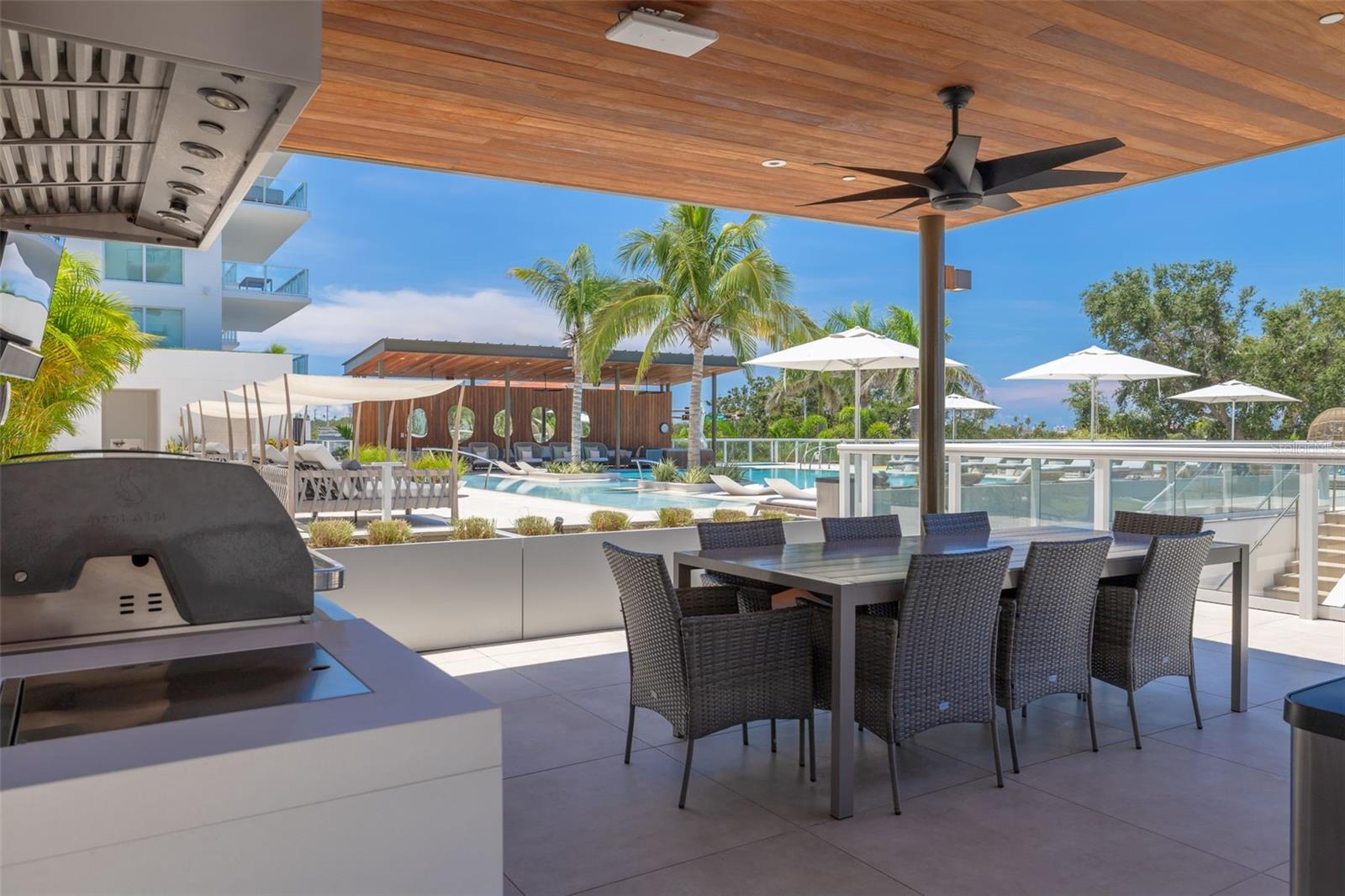 Outdoor community amenities