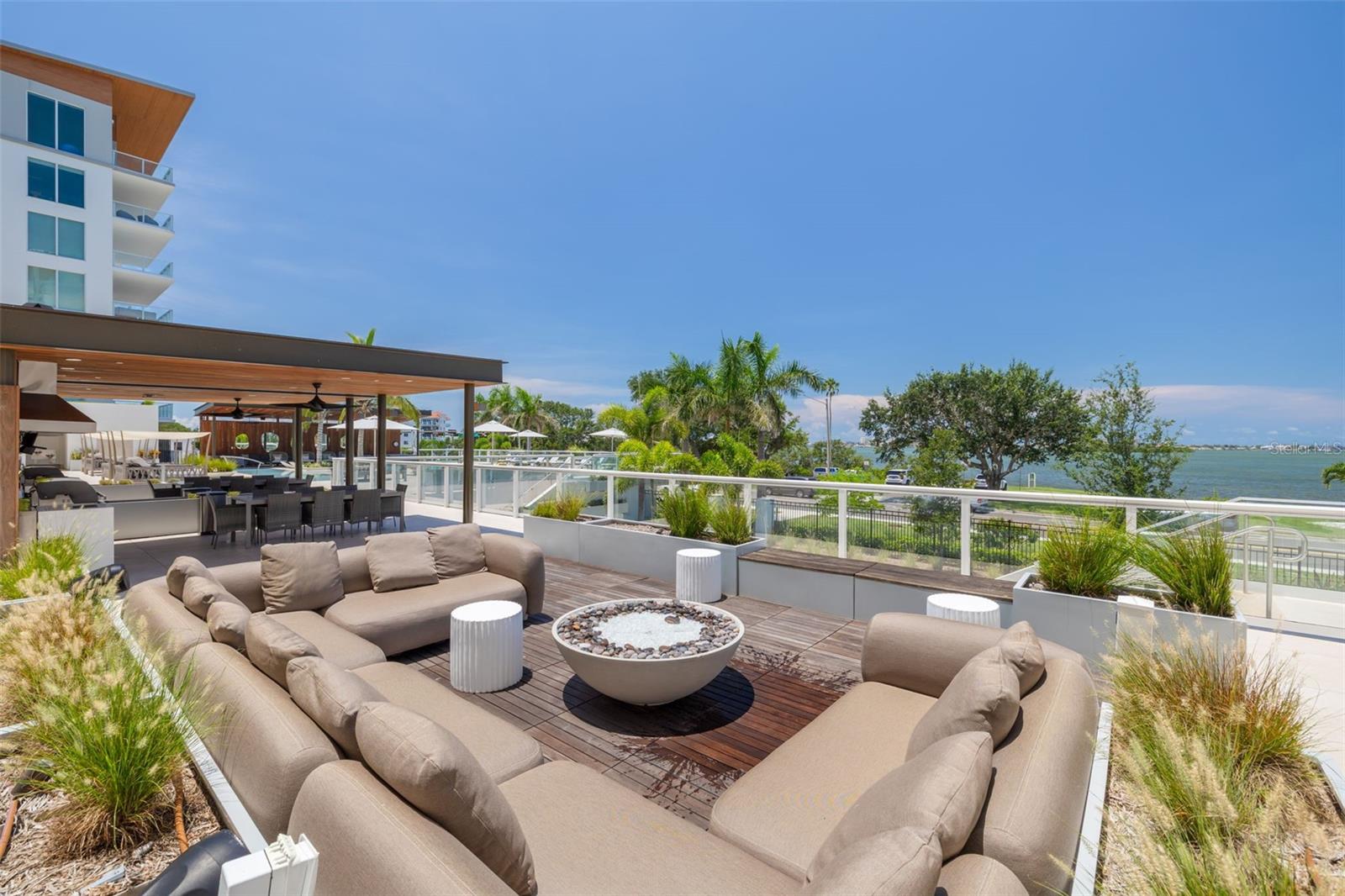 Outdoor community amenities