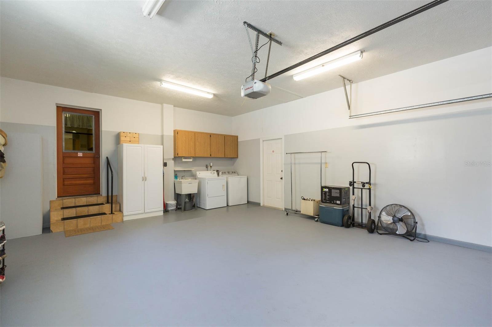 Attached garage