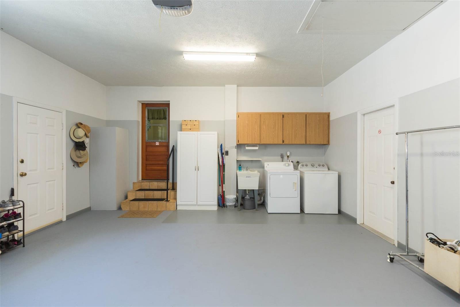 Attached garage