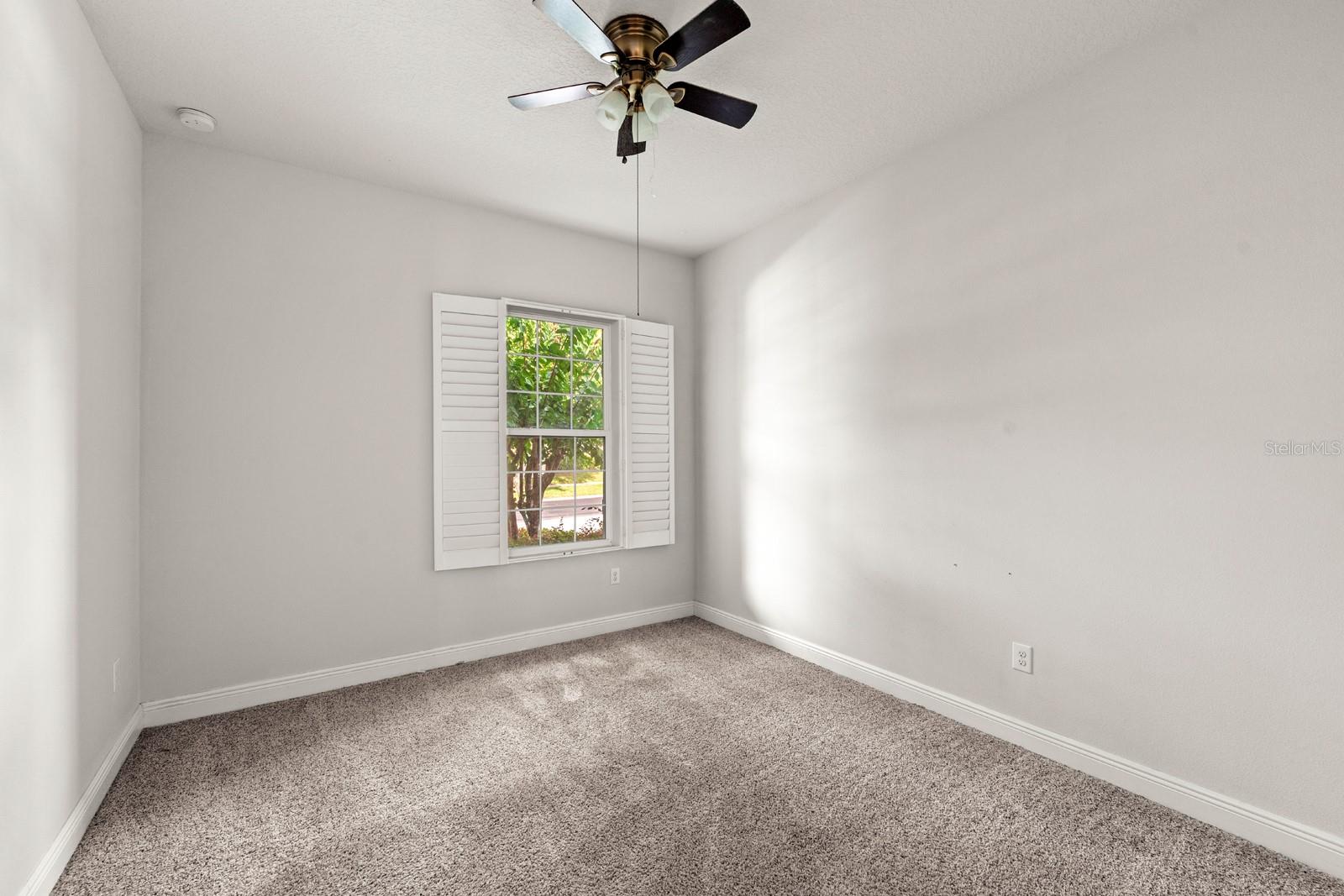 Bedroom 2 off the front of the house