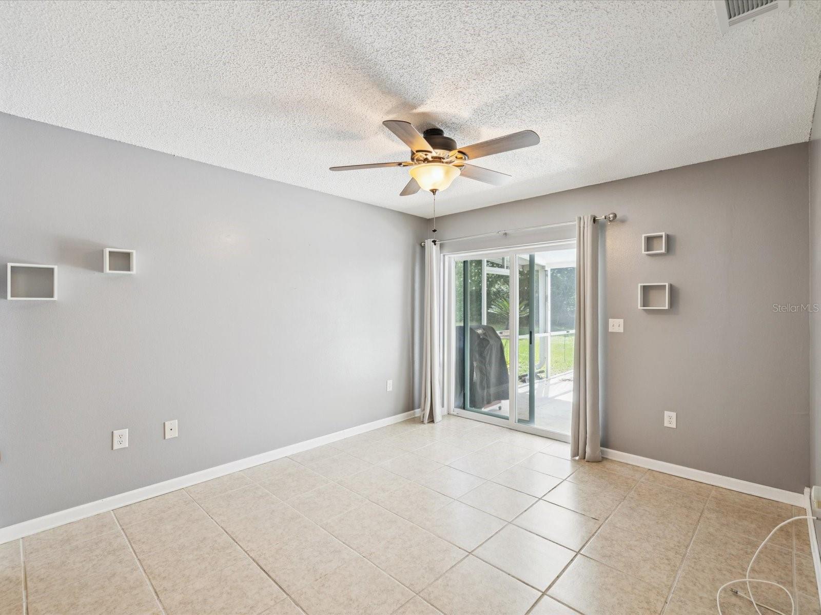 Patio entry from second bedroom