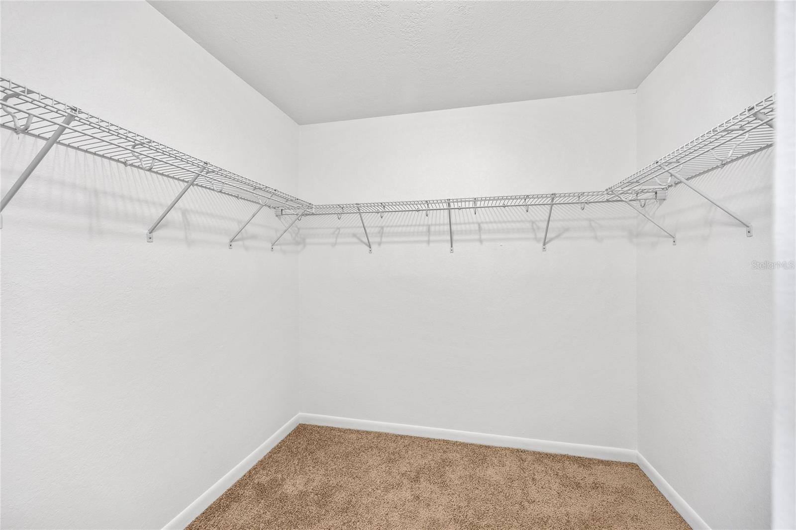 One of two massive walk in closets in the Primary Bedroom