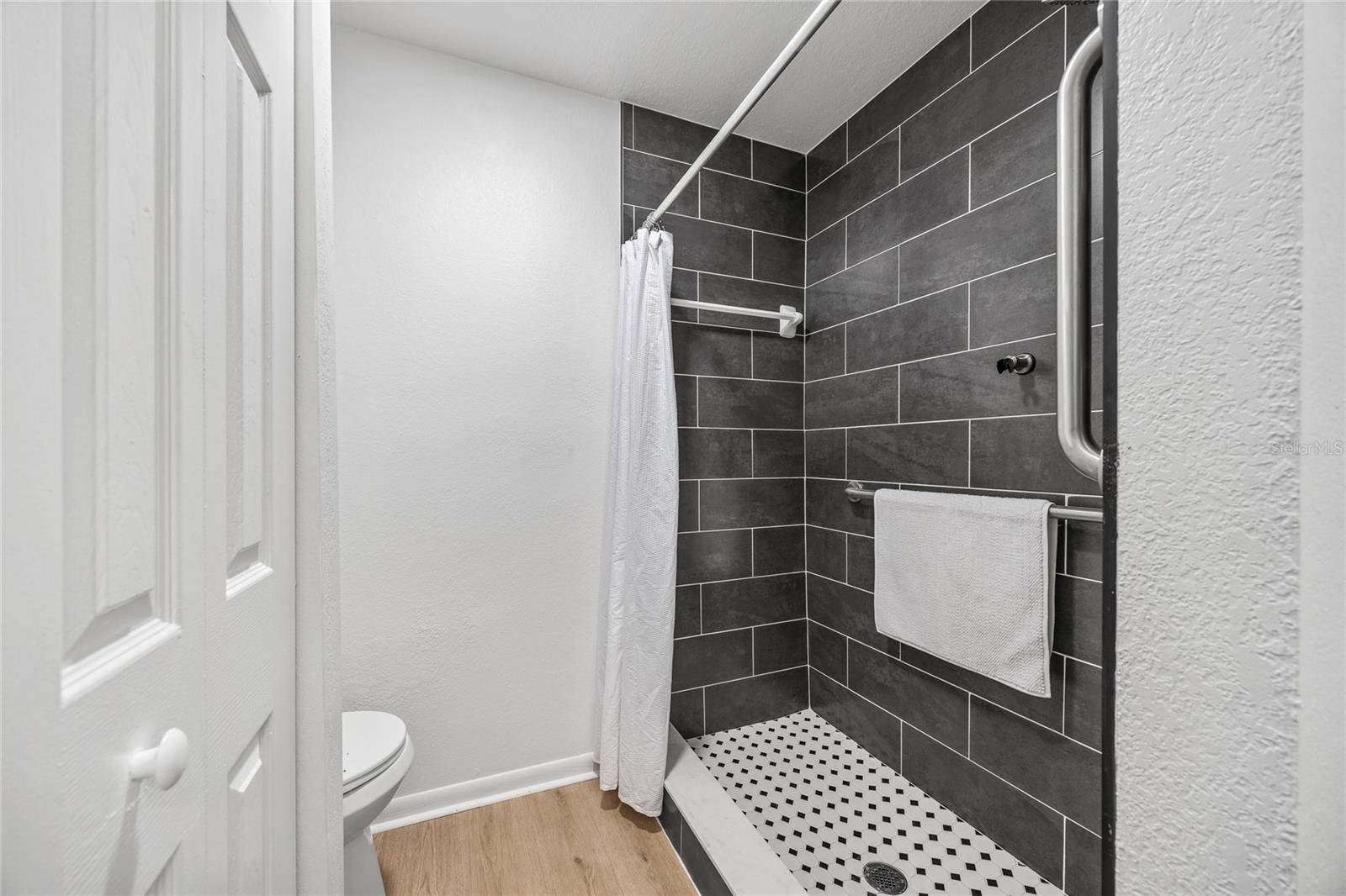 Alternate view of shower in Primary Bathroom
