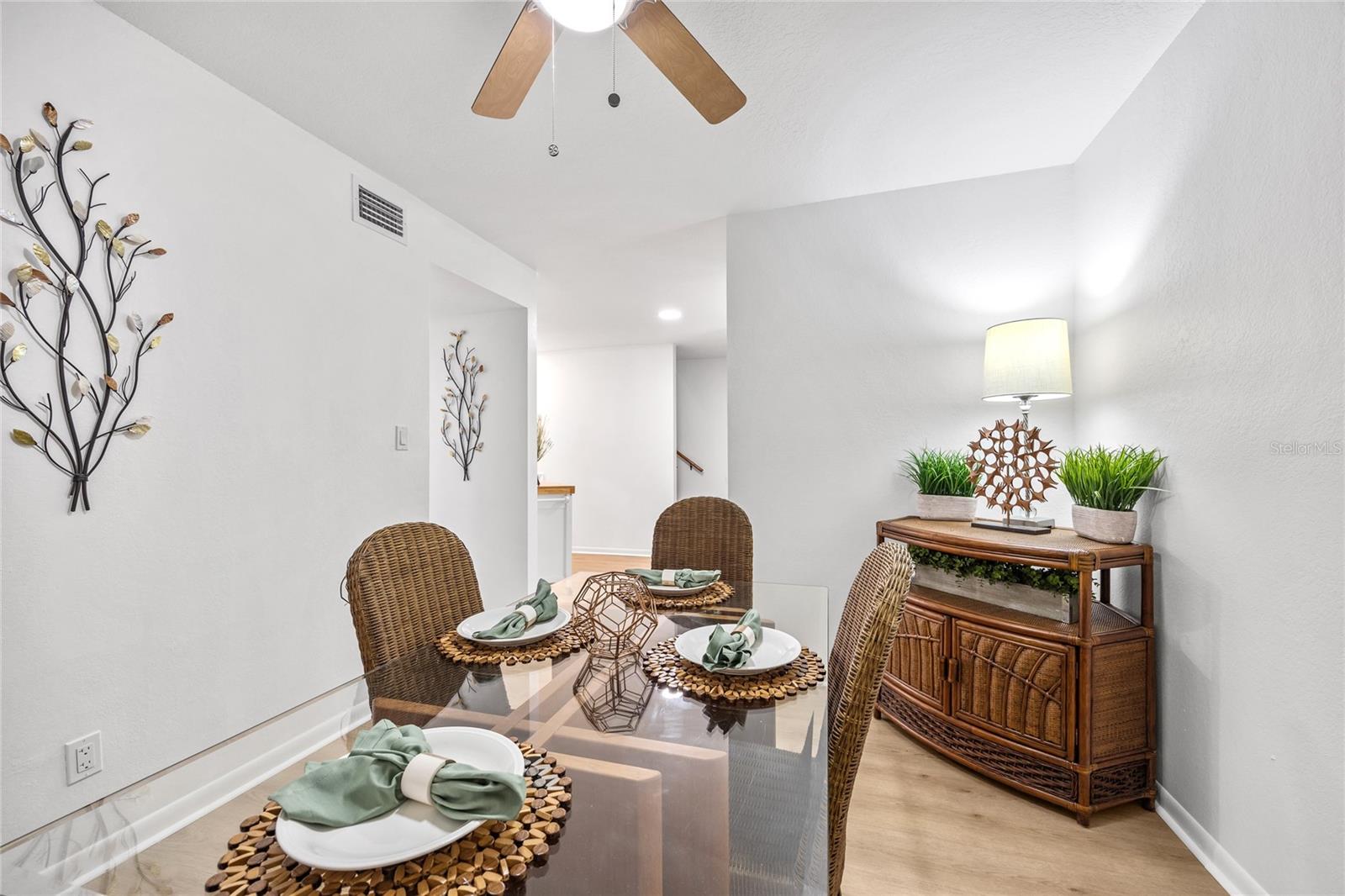Alternate view in the Dining Room