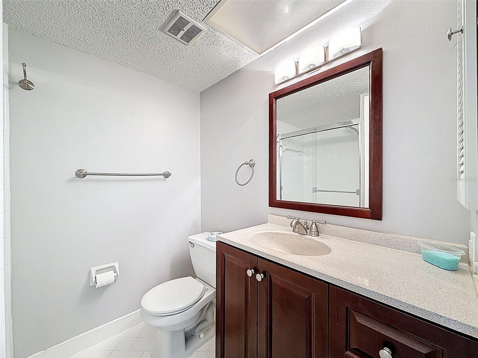 Hallway bathroom
