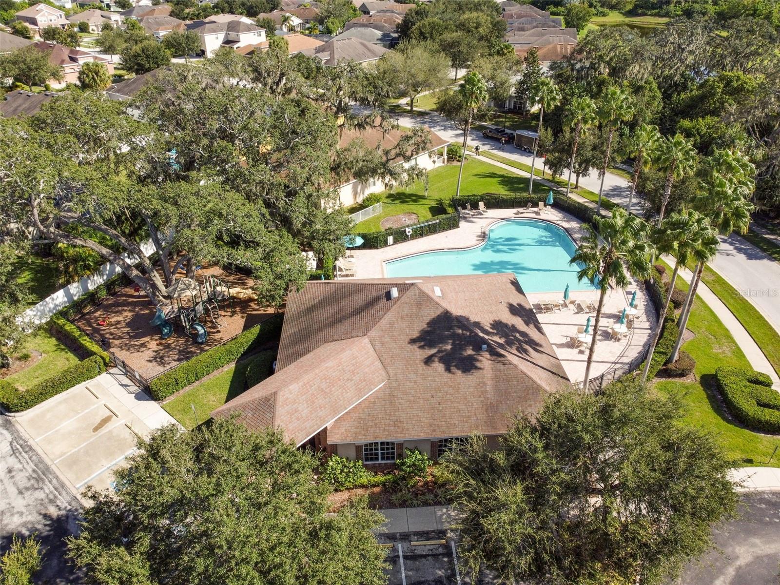 Pool and playground