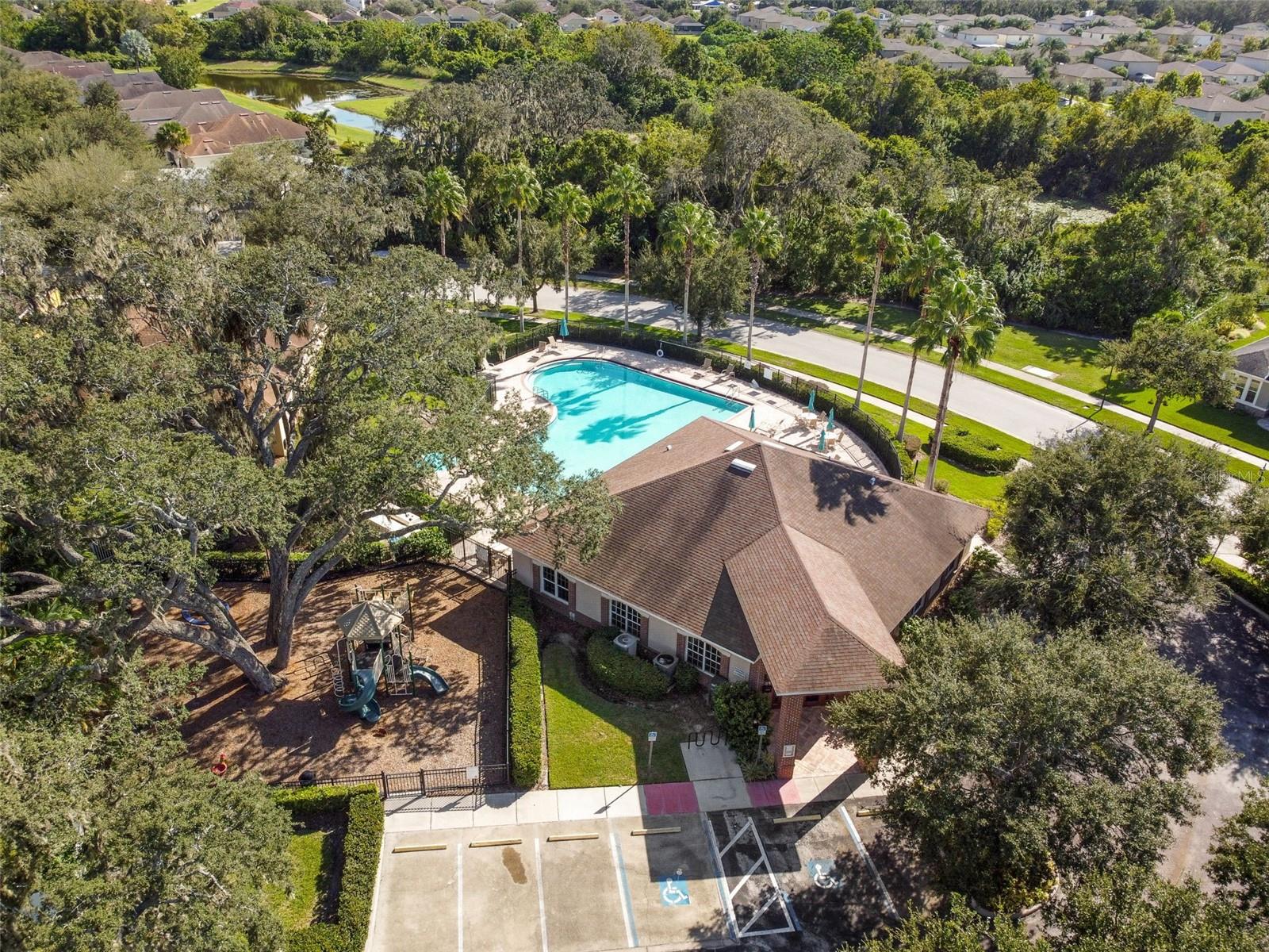 Pool and playground