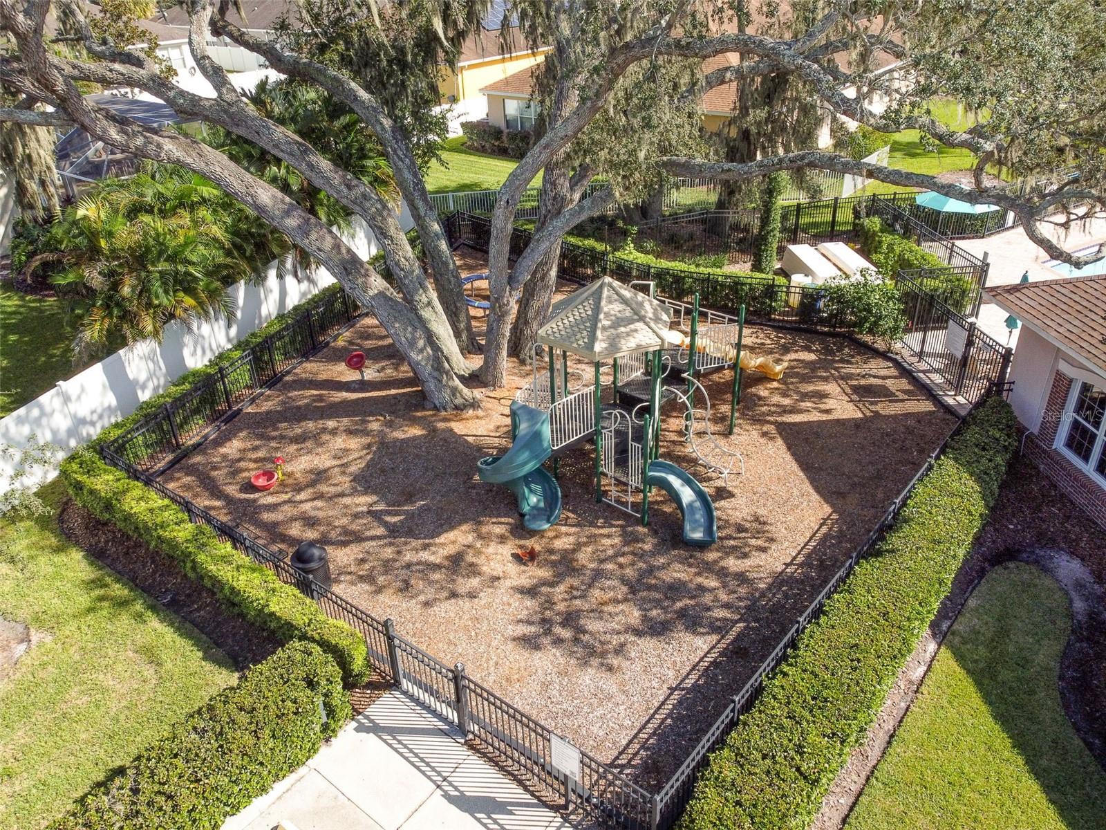Pool and playground