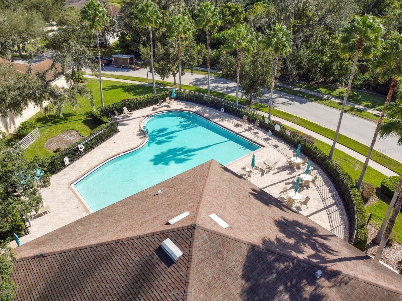 Pool and playground