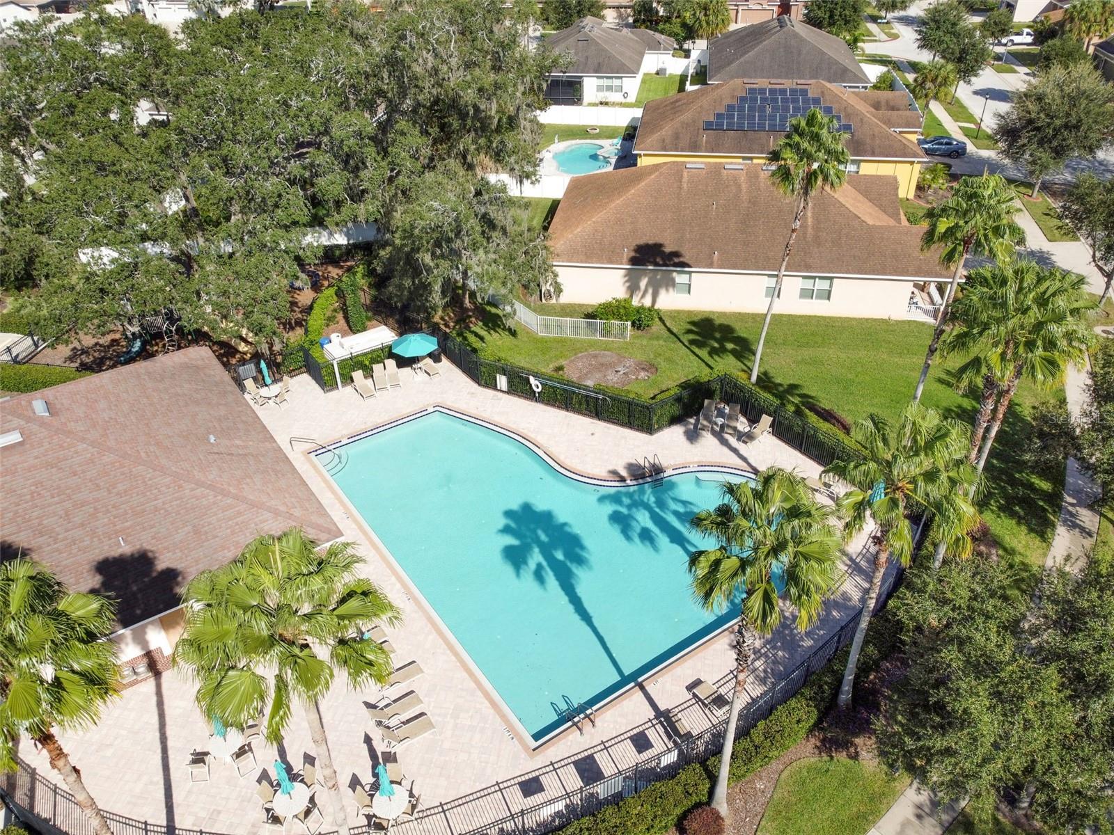 Pool and playground