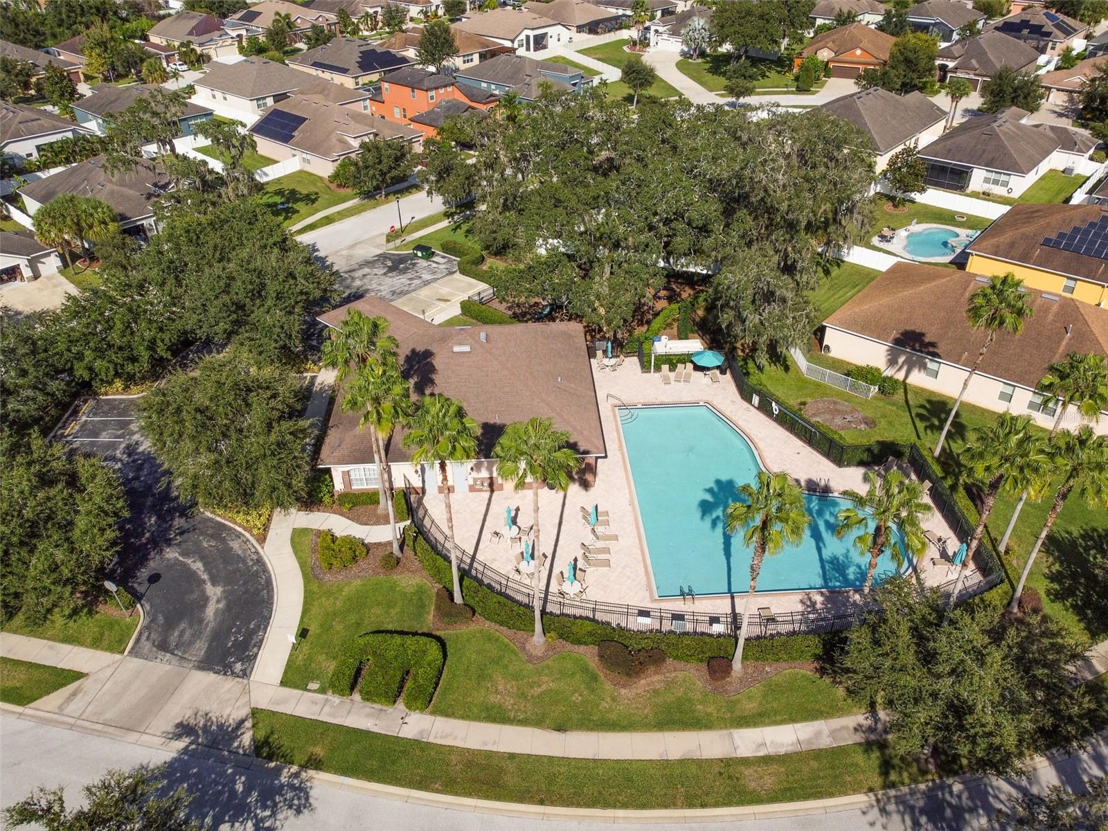 Pool and playground