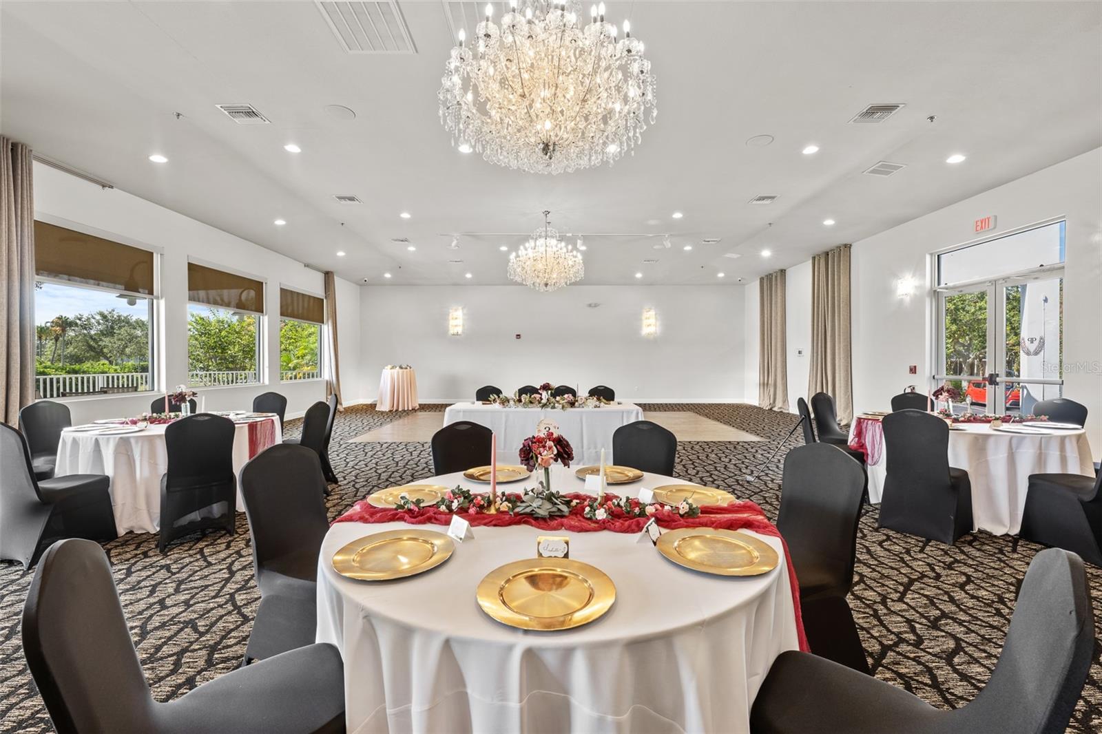 Banquet and Events Room Overlooking the Golf Course