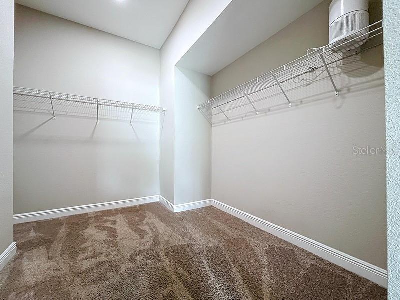 Primary closet