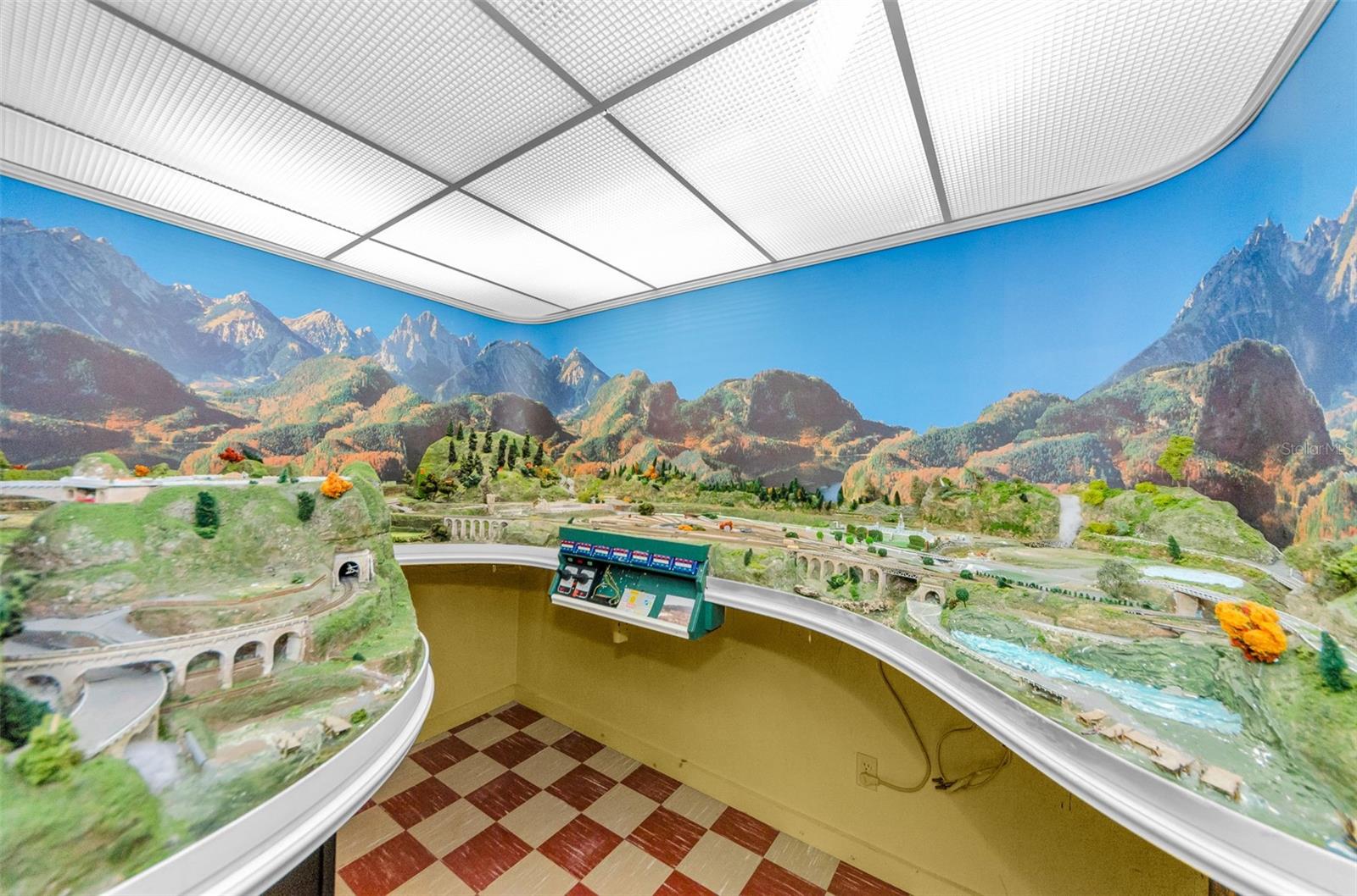 Model Train Room or
