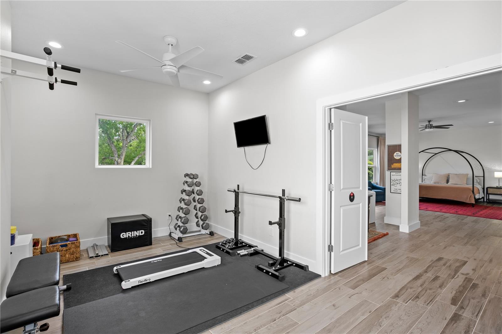 Upstairs Gym area