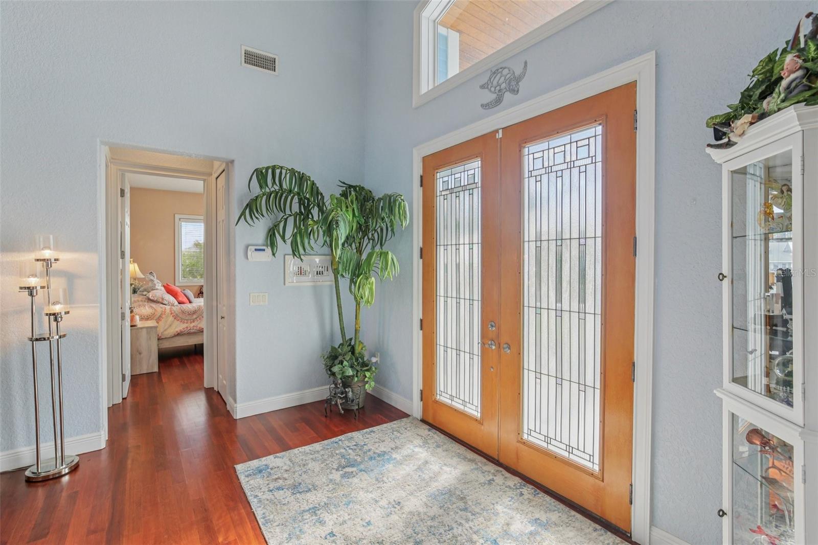 Split Bedrooms at the front of the home