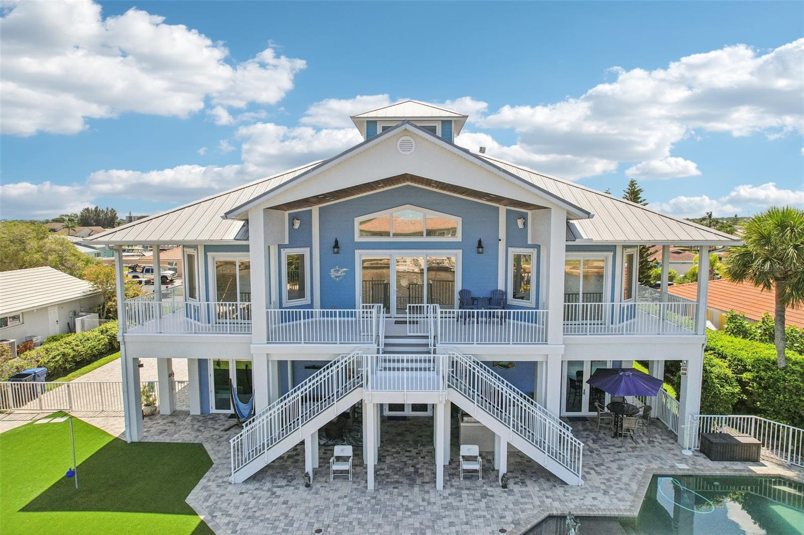 Full Wrap around porch with secure gates
