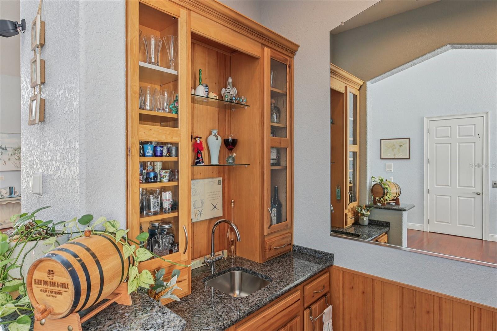 Built in Bar with Sink