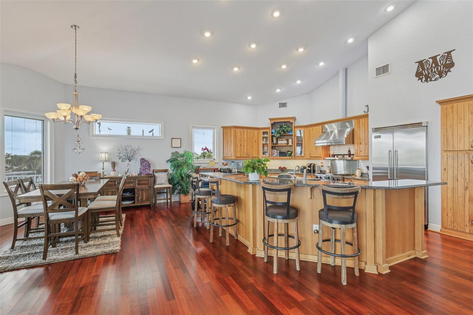 Plenty of Recessed Lighting