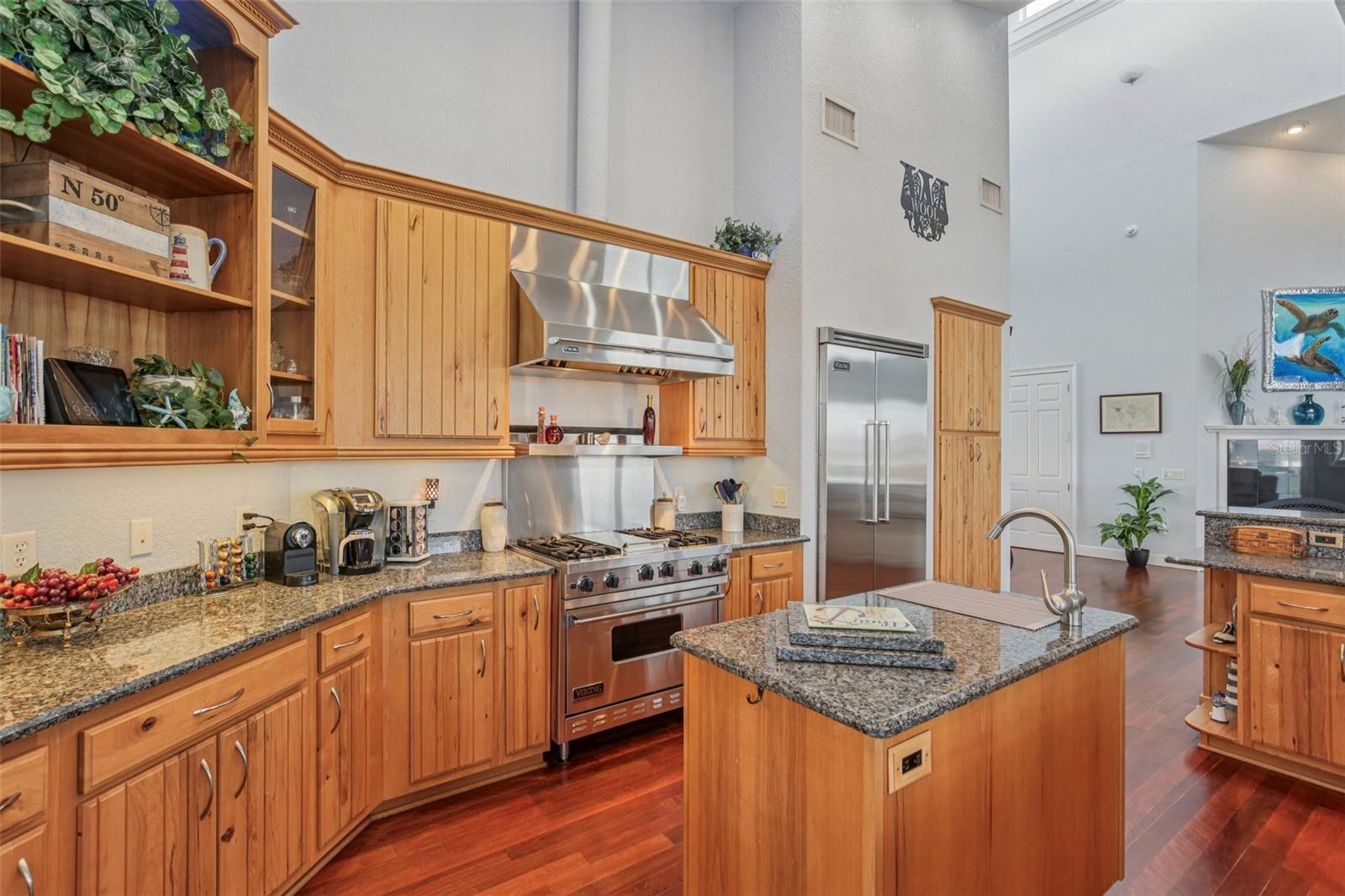 Center Island with sink  for prep work