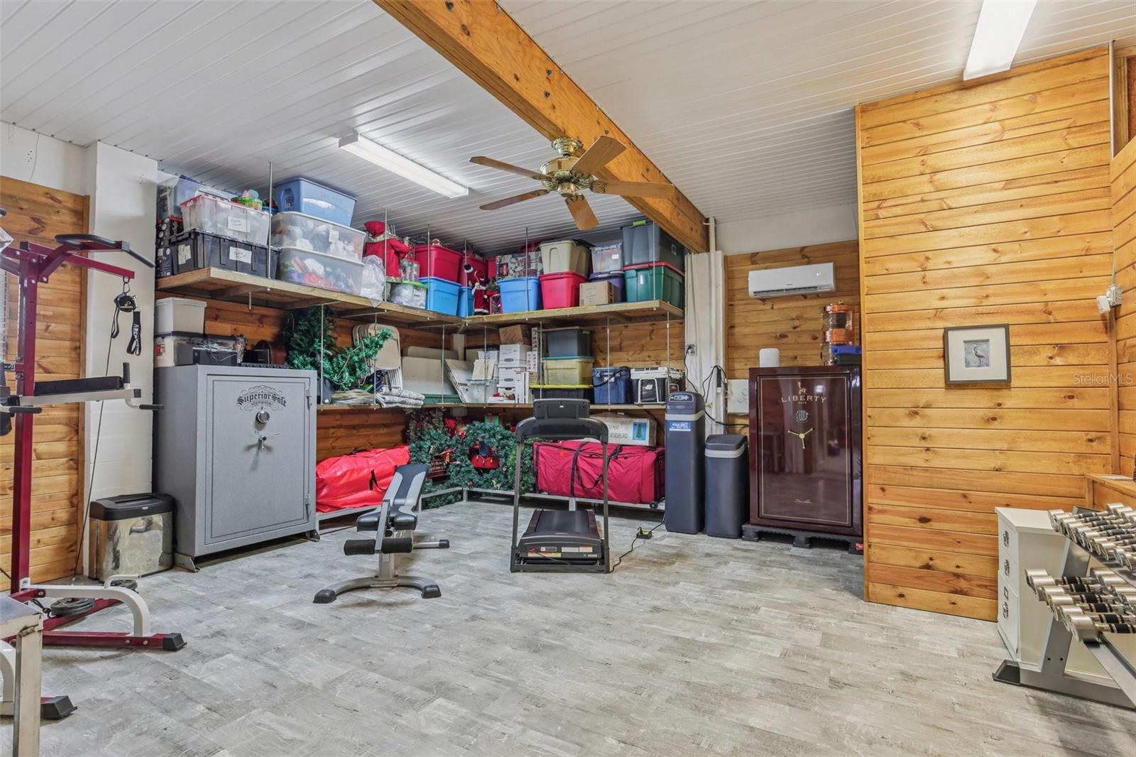 Separate Gym room with spit A/C