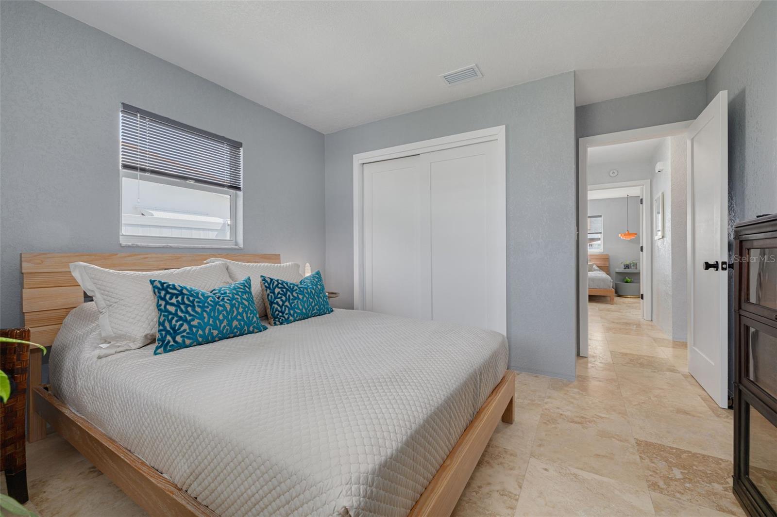 Rear guest room with water views