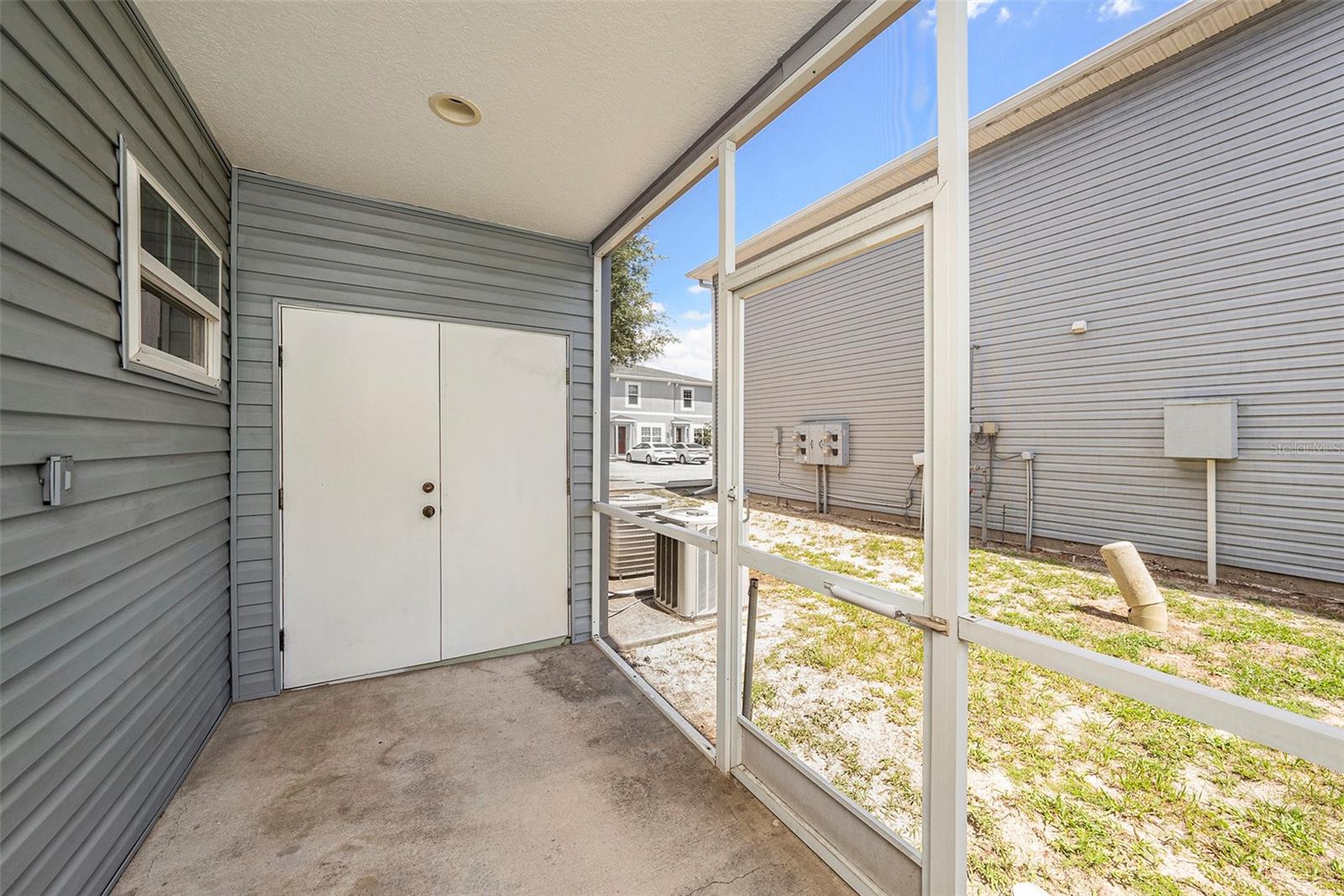 Screened Back Porch