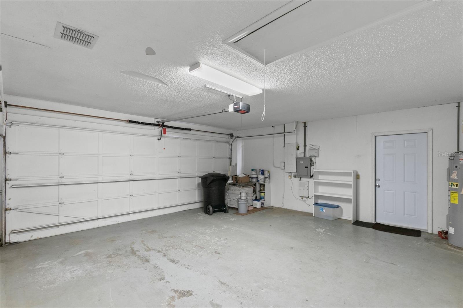 Garage with side door