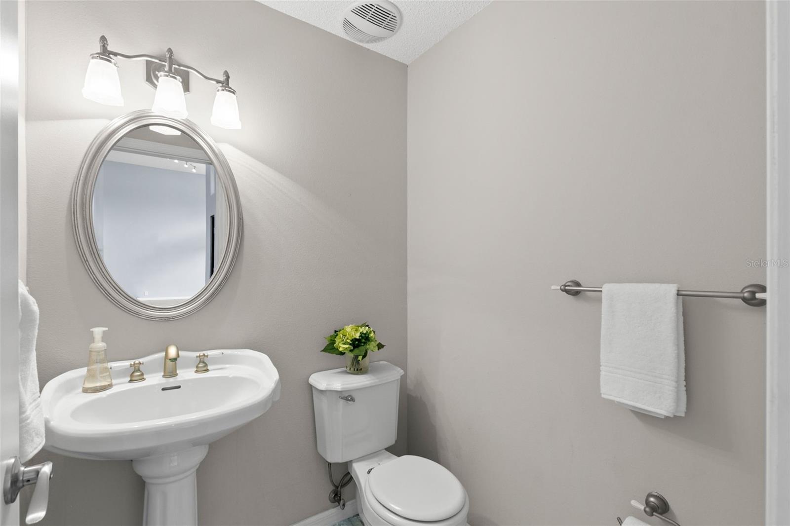 Half bath off main entry