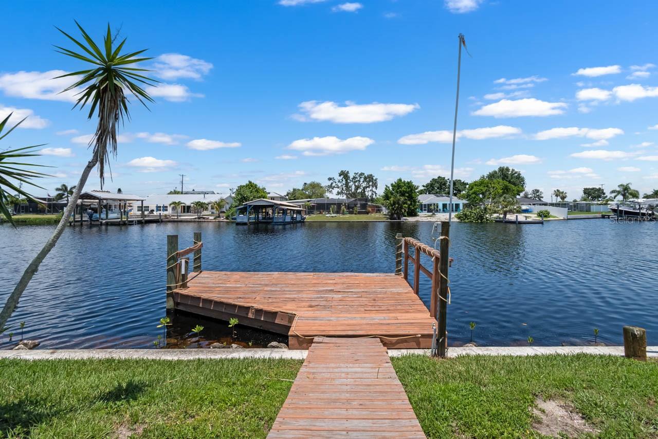 Open Wood Dock