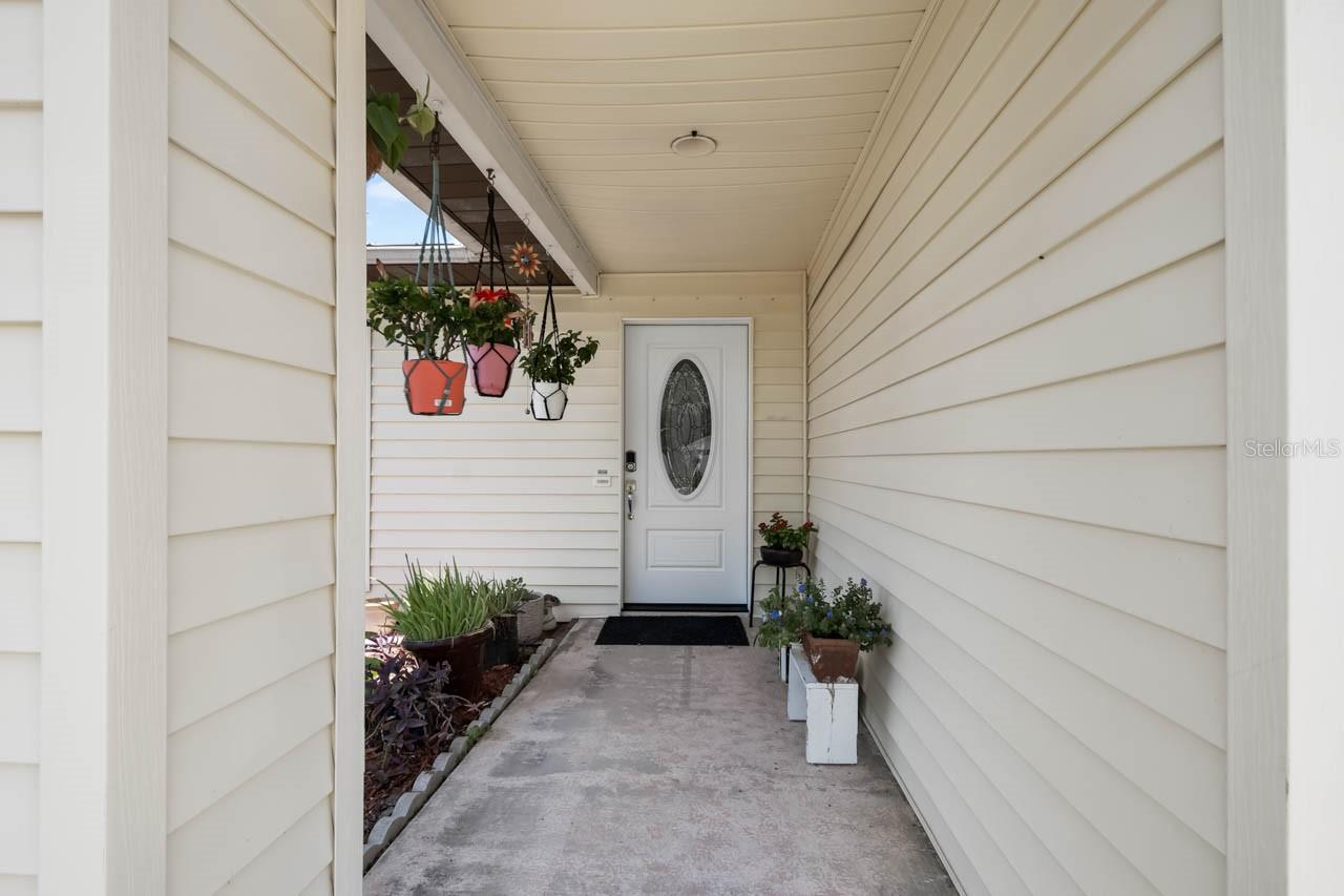 Covered Front Entryway