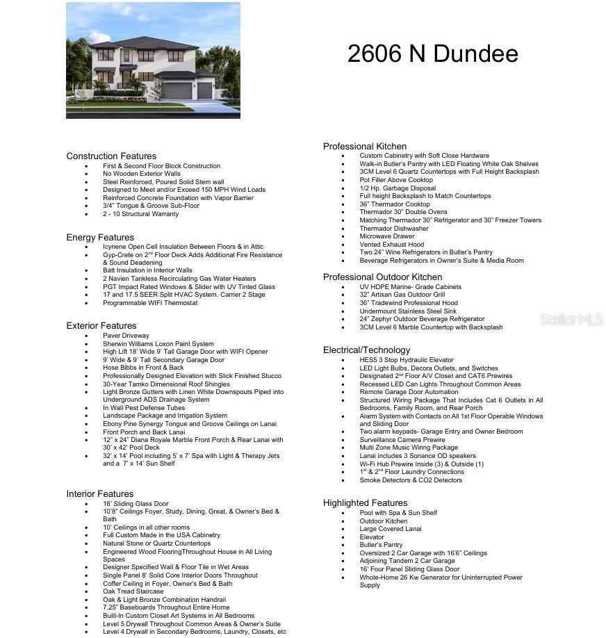 Feature Sheet