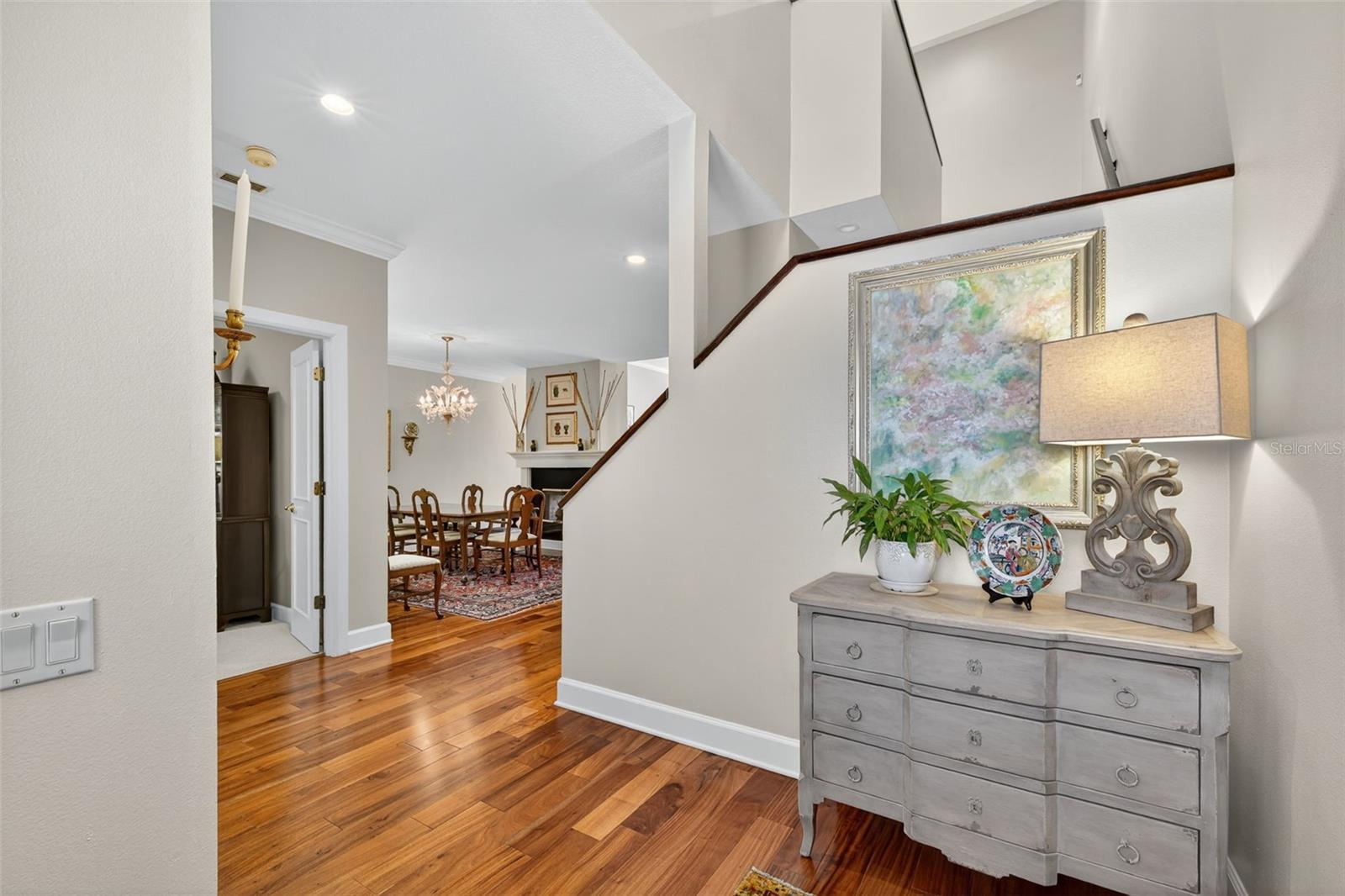 Foyer looking towards dining room