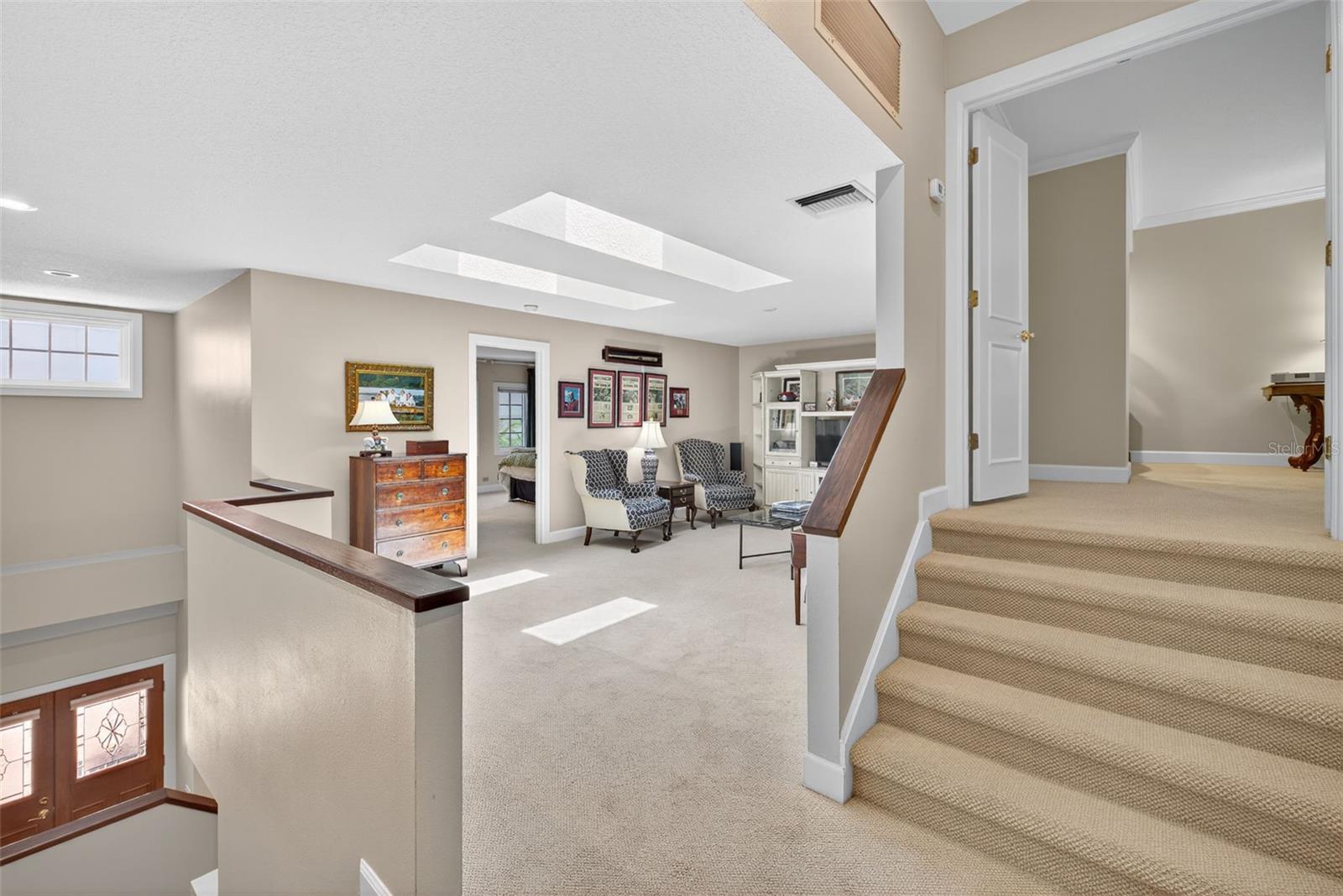 Double door entry to private Primary Suite