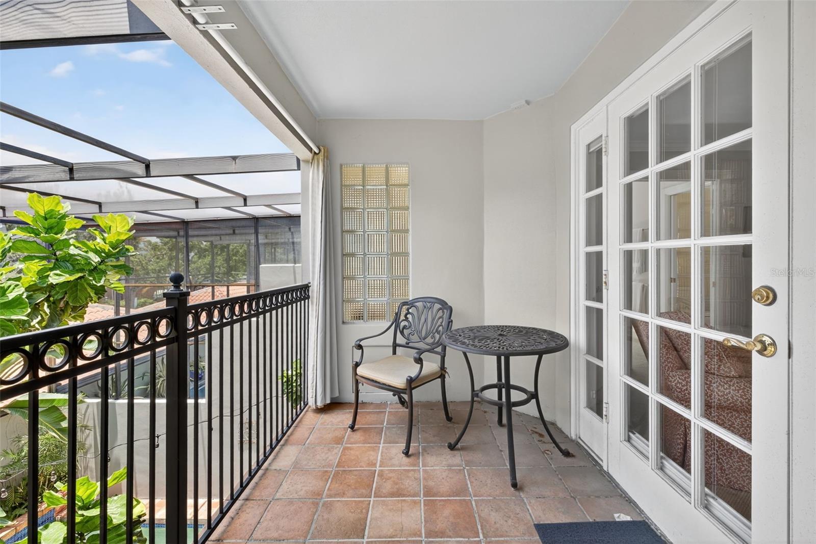 Primary bedroom balcony